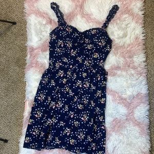 •minidress•adorable•high quality fabric•blue•floral